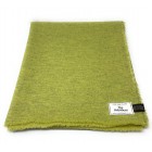Pure Wool Tweed Blanket/Bedspread/Throw Lime Green Ref 1893/4